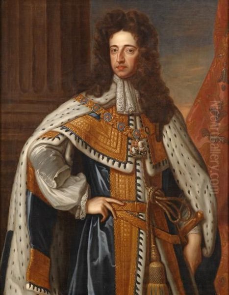 Prinz Willem Iii. Von Oranien. Oil Painting by Sir Godfrey Kneller