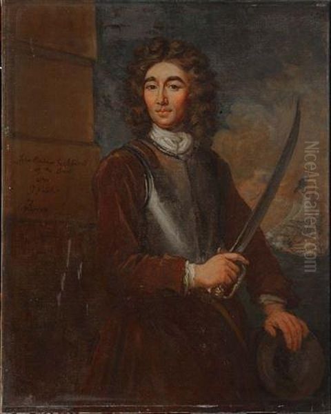 Vice Admiral Of The Fleet Oil Painting by Sir Godfrey Kneller