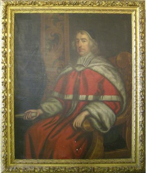 Portrait Of Sir Wadham Wyndham Oil Painting by Sir Godfrey Kneller