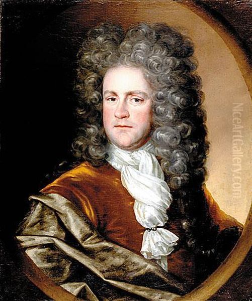 Portrait Of Gentleman Oil Painting by Sir Godfrey Kneller