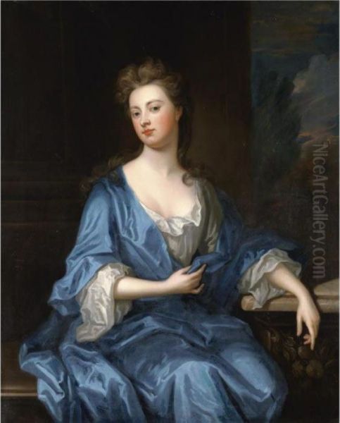 Portrait Of Sarah Churchill, Duchess Of Marlborough (1660-1744) Oil Painting by Sir Godfrey Kneller