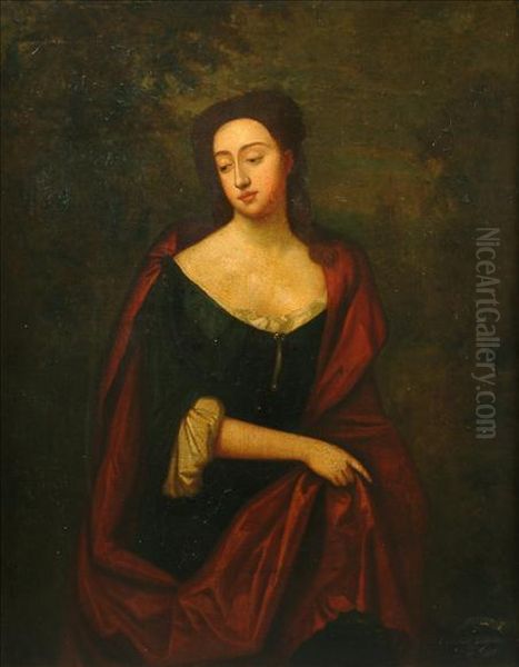 Portrait Ofelisabeth Countess Of Orkney Oil Painting by Sir Godfrey Kneller