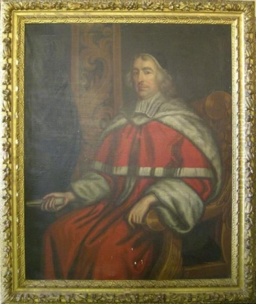 Portrait Of Sir Wadham Wyndham Oil Painting by Sir Godfrey Kneller