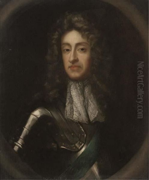 Portrait Of James Ii Oil Painting by Sir Godfrey Kneller