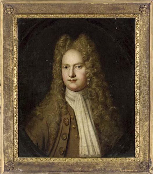 Portrait Of A Gentleman Oil Painting by Sir Godfrey Kneller