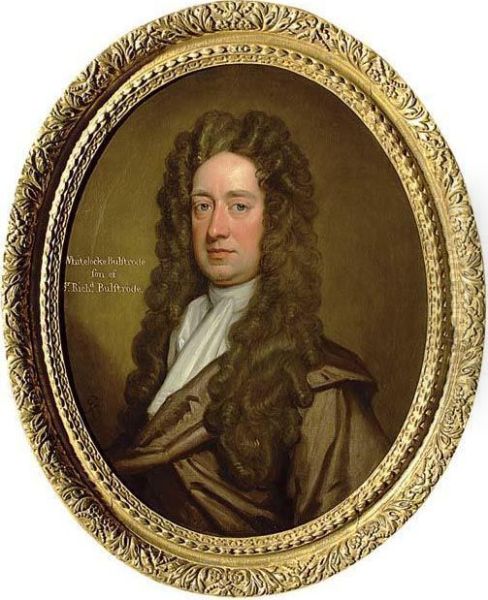 Portrait Of Whitlocke Bulstrode Oil Painting by Sir Godfrey Kneller