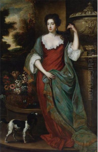 Portrait Of A Noblewoman Oil Painting by Sir Godfrey Kneller