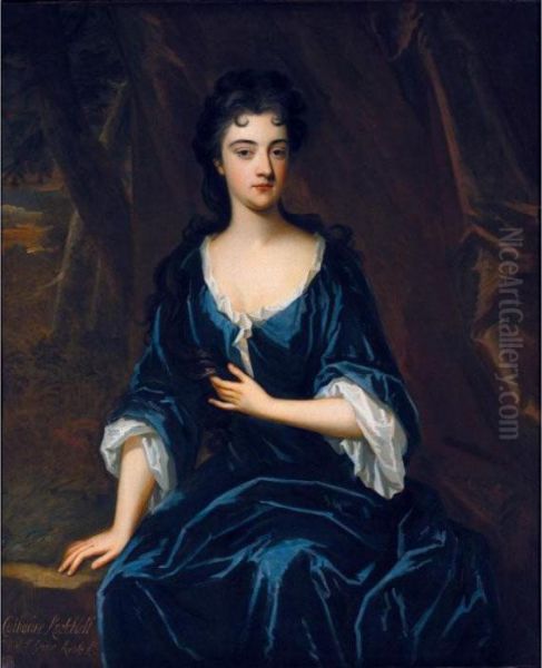 Portrait Of Catherine Knatchbull, Lady Rooke Oil Painting by Sir Godfrey Kneller