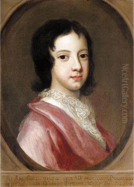 Portrait Of A Boy Oil Painting by Sir Godfrey Kneller