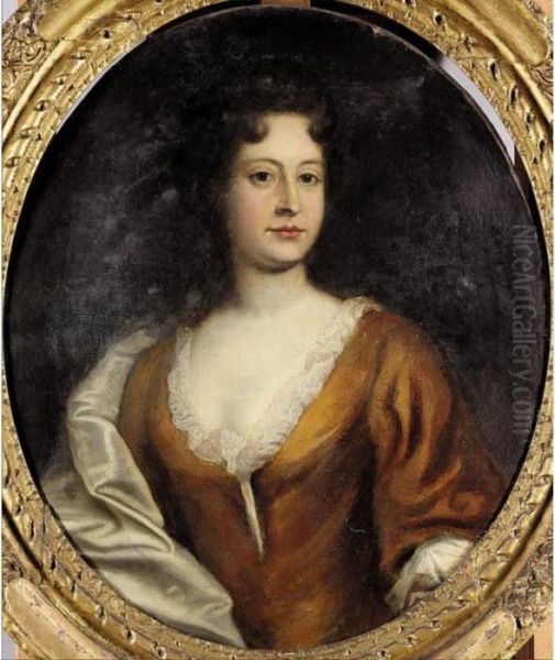 Portrait Of A Lady Oil Painting by Sir Godfrey Kneller