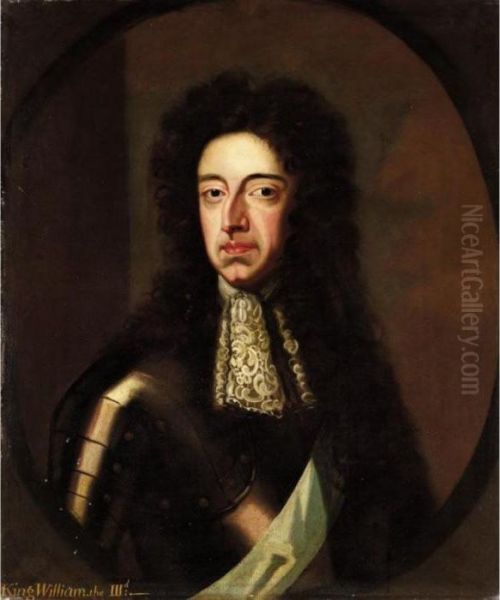 Portrait Of King William Iii Oil Painting by Sir Godfrey Kneller