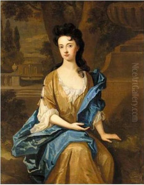 Portrait Of A Lady by Sir Godfrey Kneller