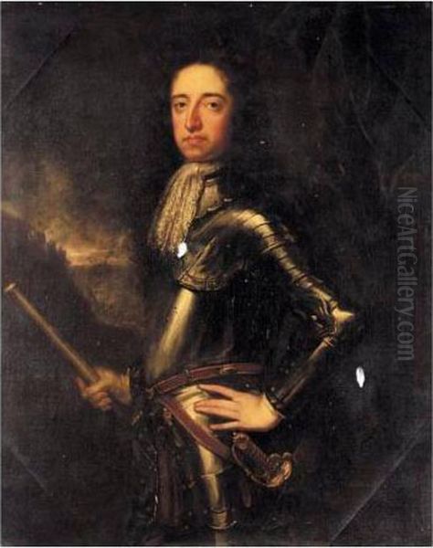 Portrait Of King William Iii (1650-1702) Oil Painting by Sir Godfrey Kneller