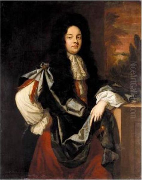 Portrait Of Sir John Wedderburn (1657-1688) Of Gosford Oil Painting by Sir Godfrey Kneller