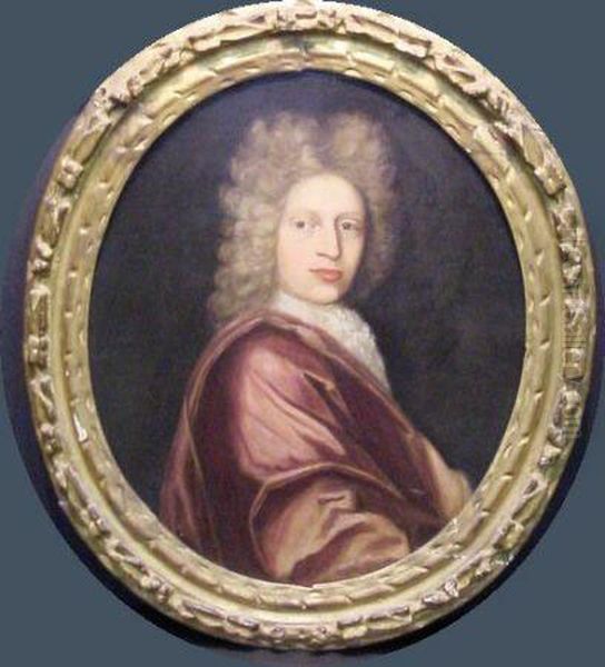 Portrait Of A Man Oil Painting by Sir Godfrey Kneller