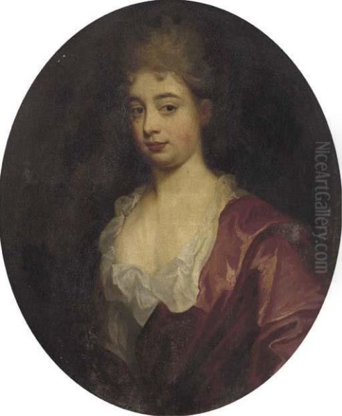 Portrait Of A Lady Oil Painting by Sir Godfrey Kneller