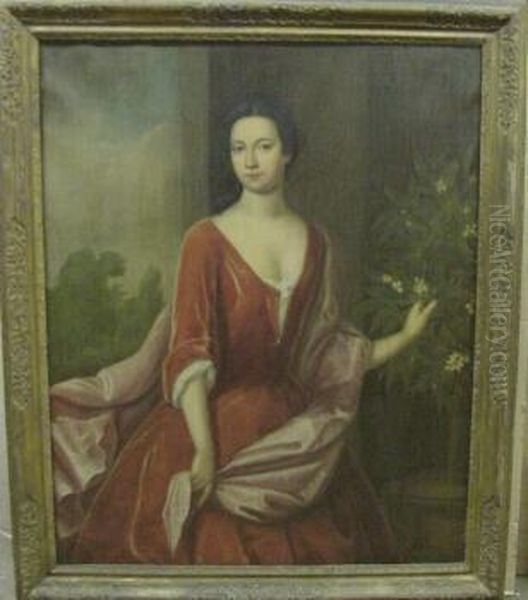 Portrait Of Margaret Eyer Oil Painting by Sir Godfrey Kneller