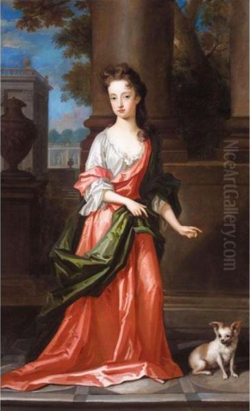 Portrait Of A Lady Oil Painting by Sir Godfrey Kneller