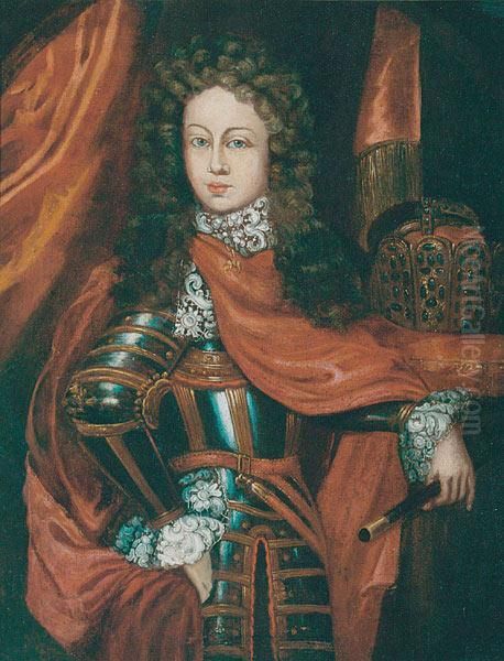 A Young Hapsburg Emperor Oil Painting by Sir Godfrey Kneller