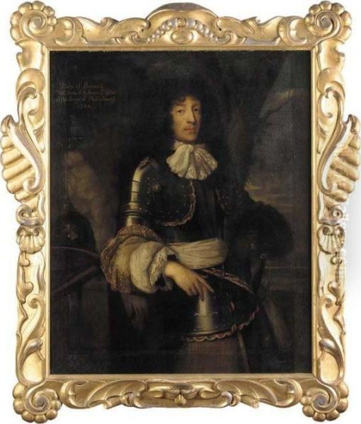 Portrait Of The Duke Of Berwick Oil Painting by Sir Godfrey Kneller