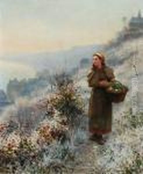 ''earlymorning'' Oil Painting by Daniel Ridgway Knight