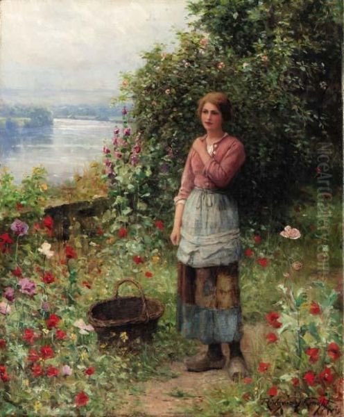 The Age Of Innocence Oil Painting by Daniel Ridgway Knight