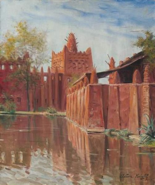 Vue Du Maroc Oil Painting by Louis Aston Knight