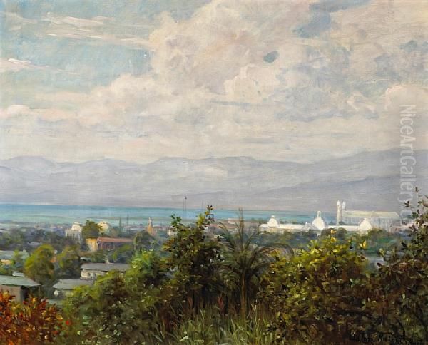 Port-au-prince, Haiti Oil Painting by Louis Aston Knight