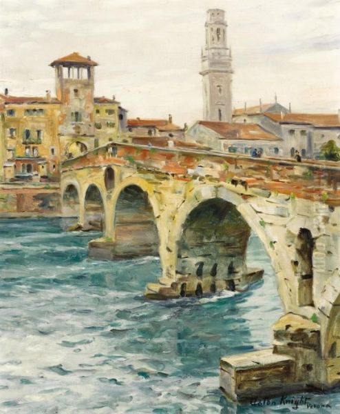 Verona Oil Painting by Louis Aston Knight