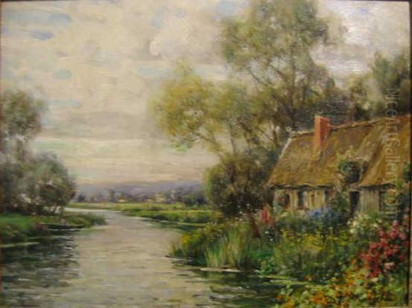 A Normandy Garden by Louis Aston Knight