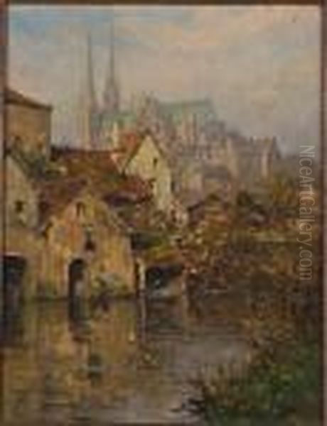 Environ Des Lyons Oil Painting by Louis Aston Knight