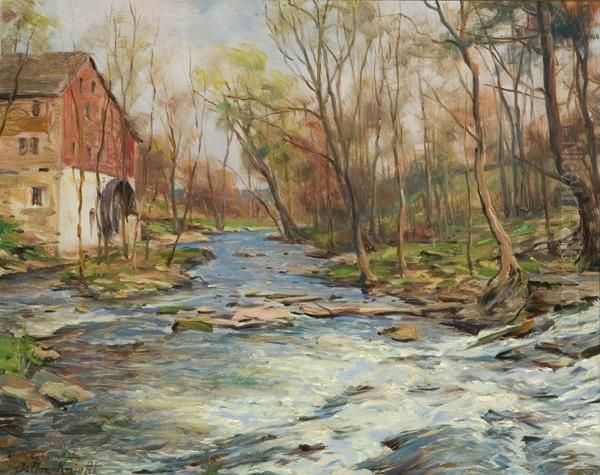 ''south Egremont'', Massachusetts Oil Painting by Louis Aston Knight