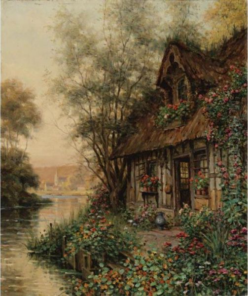 Diane's Cottage Oil Painting by Louis Aston Knight