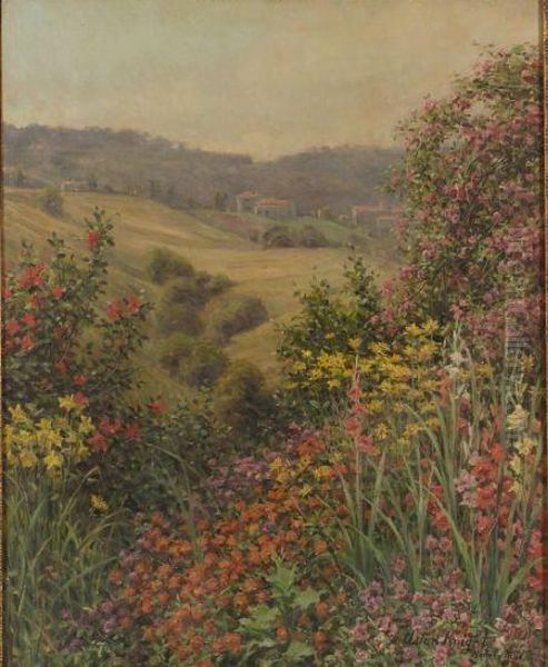 California Flowers Oil Painting by Louis Aston Knight