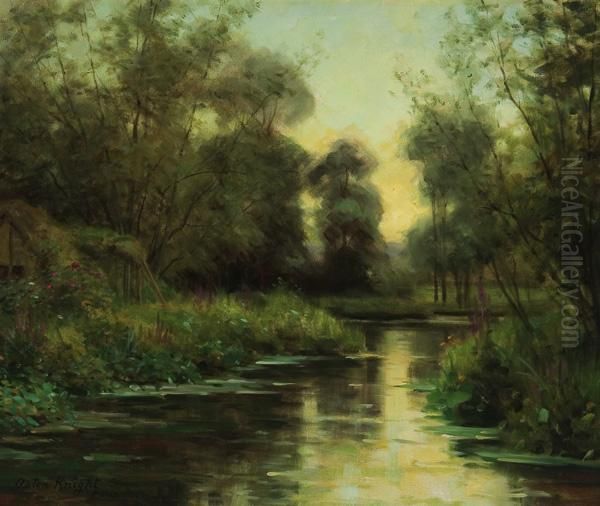 ''the Abandoned Hut'' Oil Painting by Louis Aston Knight