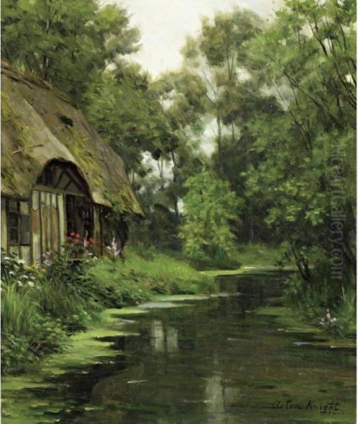 Diane's Cottage Oil Painting by Louis Aston Knight