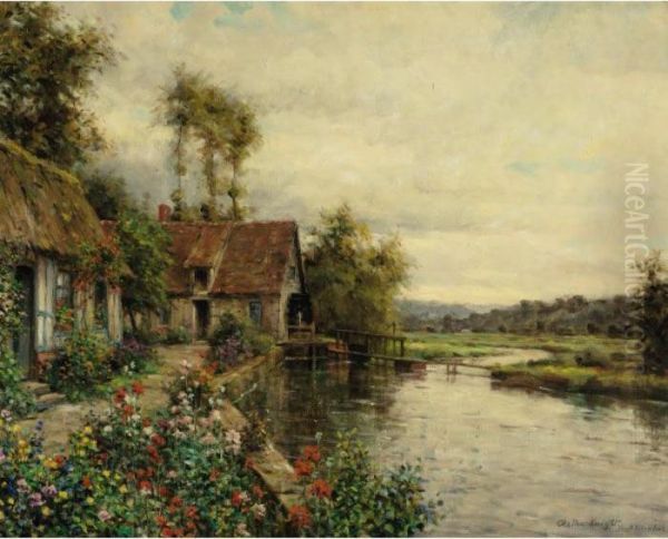 Above The Mill Neuf Moulin Oil Painting by Louis Aston Knight