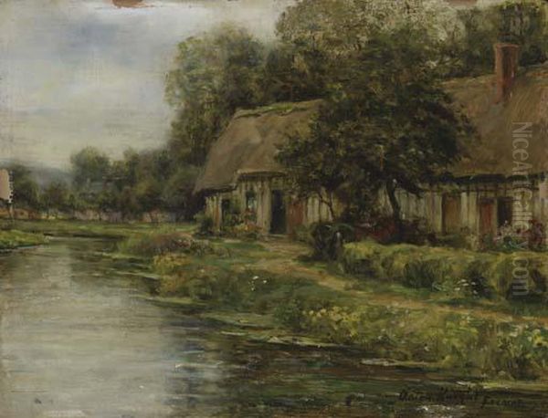 Cottage In Normandy Oil Painting by Louis Aston Knight