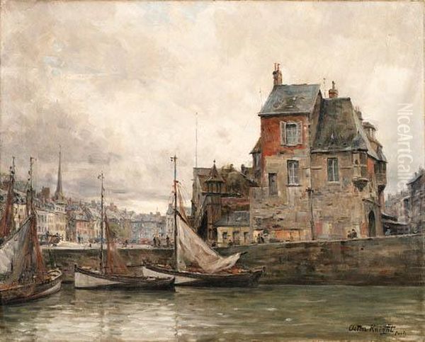 Honfleur, La Lieutenance Oil Painting by Louis Aston Knight