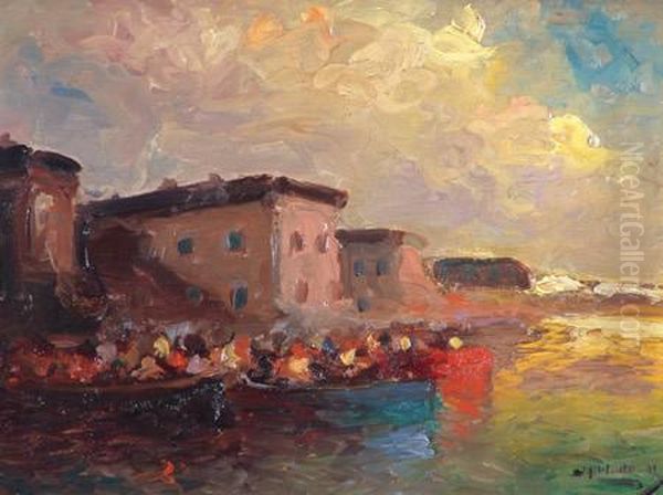 Desembarco Oil Painting by Stephen Koek Koek