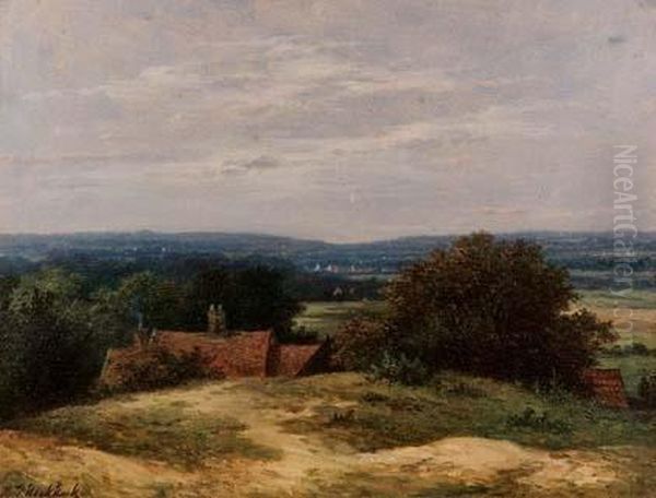 Paesaggio Inglese Oil Painting by Hendrik Pieter Koekkoek