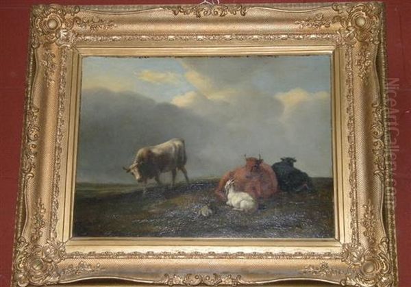 The Younger Oil Painting by Hermanus Koekkoek