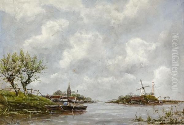 Noorden, Holanda Oil Painting by Hermanus Jr. Koekkoek