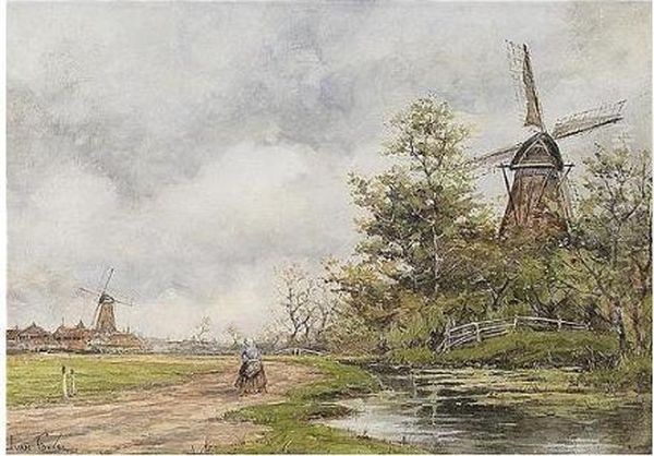 Noorden, Holland Oil Painting by Hermanus Jr. Koekkoek