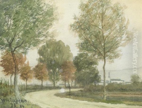 Wintzenheim Oil Painting by Alexander Max Koester