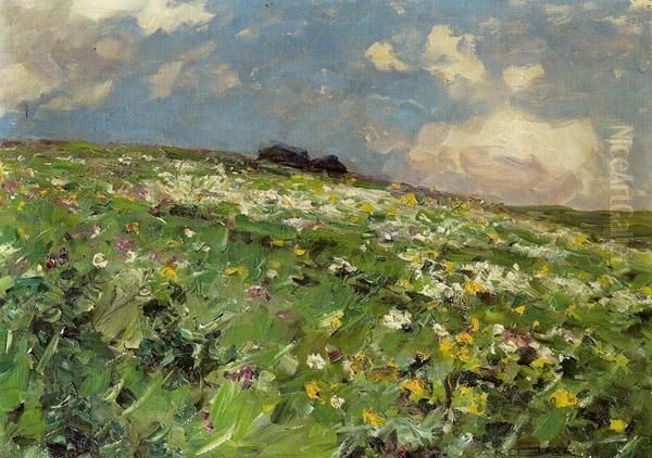 Blumenwiese Oil Painting by Alexander Max Koester