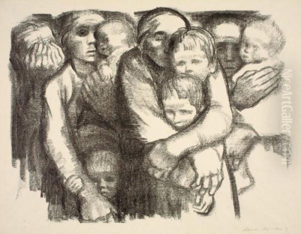 Mutter Oil Painting by Kathe Kollwitz