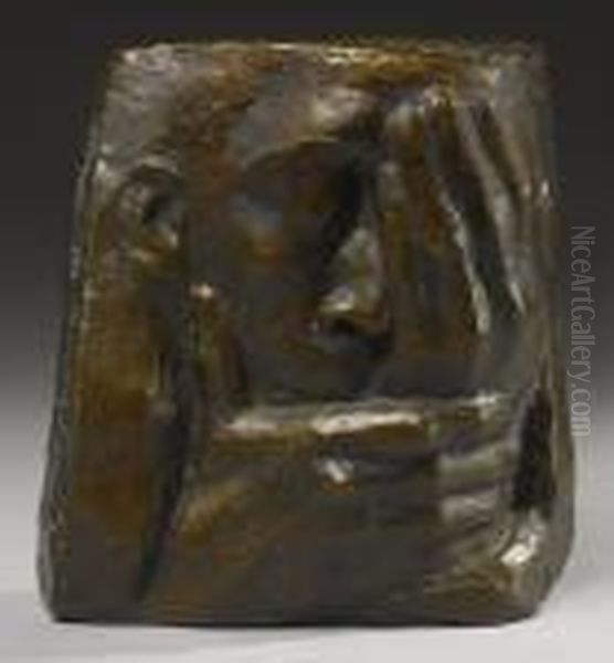 Die Klage (also Known As Lamentation: In Memory Of Ernst Barlach) Oil Painting by Kathe Kollwitz