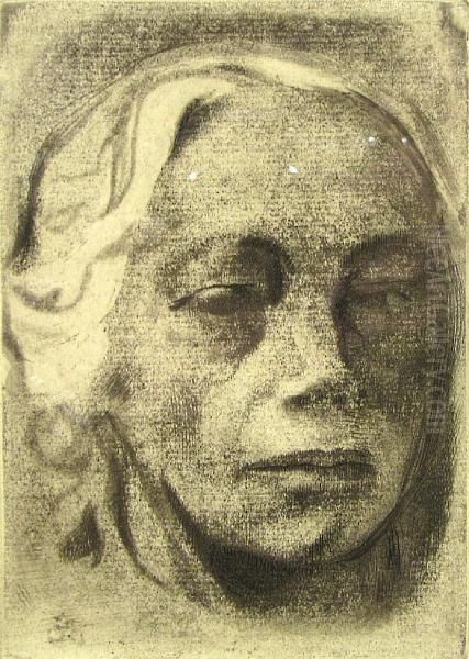 Selbstbildnis Oil Painting by Kathe Kollwitz