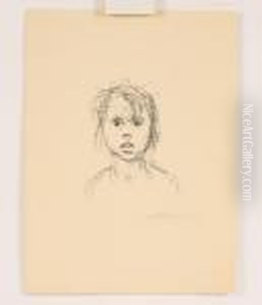 Portraits Of Children Oil Painting by Kathe Kollwitz